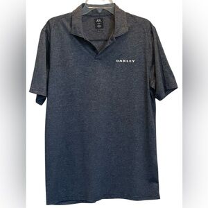 Oakley Hydrolix Polo Shirt Adult Grey Regular Fit Large